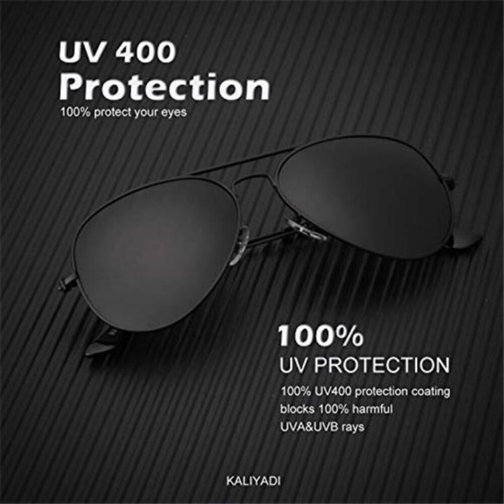 3 Pcs Classic Aviator Sunglasses for Men Women Driving Sun glasses Polarized - Picture 2 of 6